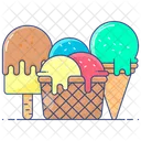 Ice Creams Cone Ice Creams Sweet Icon