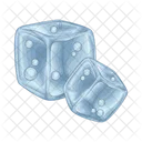 Ice Cube Drink Glass Icon