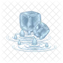 Ice Cube Water Drink Icon