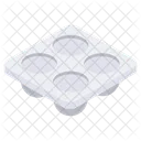 Ice Cube Tray Plastic Tray Ice Cube Container Icon
