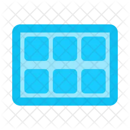 Ice cube tray  Icon