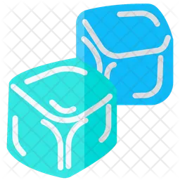 Ice cubes Frozen  Icon