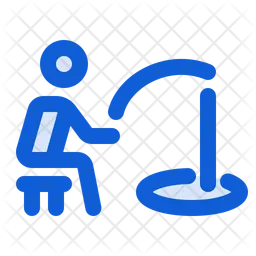 Ice fishing  Icon