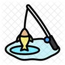 Ice fishing  Icon