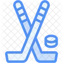 Ice Hockey Hockey Stick Hockey Puck Icon