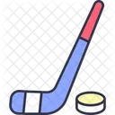 Ice Hockey Hockey Stick Puck Icon