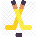 Ice Hockey Hockey Sticks Winter Sports Icon
