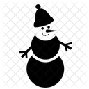 Ice Man Snowman Snow Man Icon