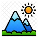 Mountain Landscape View Icon