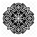 Ice Rune Norse Pagan Icon