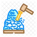Ice Sculpture Winter Icon