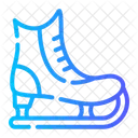Ice Skate Boots Shoes Icon
