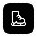 Ice Skate Boot Winter Sports Icon