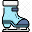 Winter Season Ice Skate Icon