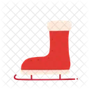 Ice Skate Christmas Holidays Icon