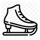 Ice Skate Shoes Rink Icon
