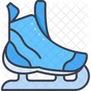 Ice Skate Winter Sports Ice Skating Shoes Icon