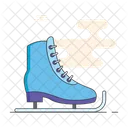 Ice Skate Shoes Winter Icon