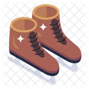 Ice Skates Footwear Footgear Icon