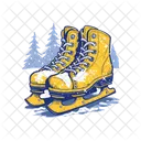 Ice Skates Ice Skating Skates Icon