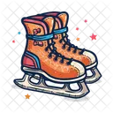 Ice Skating Skates Sport Icon