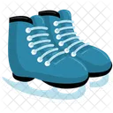 Ice Skates Winter Icon