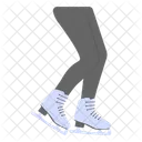 Skates Ice Skating Rollerblade Icon