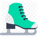 Ice Skating Skating Shoes Footwear Icon
