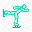 Figure Skating Winter Icon