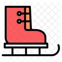 Ice Skating Ice Skating Shoes Winter Shoes Icon