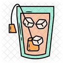 Ice tea sticker  Icon