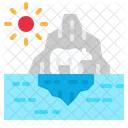 Iceberg Glaciers Polar Icon