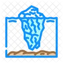 Iceberg Natural Phenomena Icon