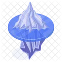 Iceberg Mountain Glacier Icon