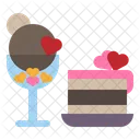Icecream Cake Cafe Icon