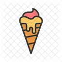 Icecream Cone Desserts Icon