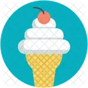 Icecream Cherry Con Icon