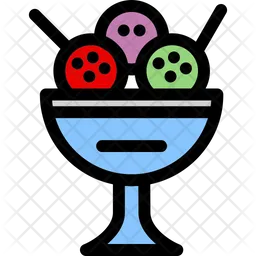 Icecream Bowl  Icon