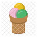Cone Icecream Sweets Icon