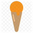 Icecream Cone Cold Cream Summer Frozen Soft Icon