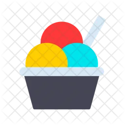 Icecream In Cup  Icon