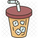 Iced Coffee Refreshing Icon