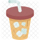 Iced Coffee Refreshing Icon