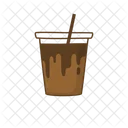 Iced Chocolate Cold Chocolate Drink Chocolate Iced Coffee Icon