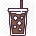 Iced Coffee Cafe Cold Drink Icon