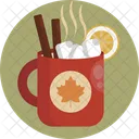 Thanksgiving Coffee Iced Coffee Icon