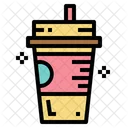Iced Coffee Drink Cold Icon