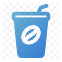 Iced Coffee Beverage Cold Icon