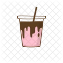 Iced Strawberry Chocolate Strawberry Chocolate Iced Chocolate Icon