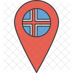 アイスランド Flag アイコン